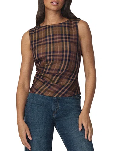 Joe's Jeans The Meg Sleeveless Top In Brown