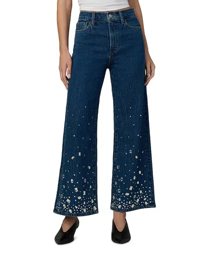 JOE'S JEANS THE MIA ANKLE STONE EMBELLISHED JEANS IN CRYSTAL SKY