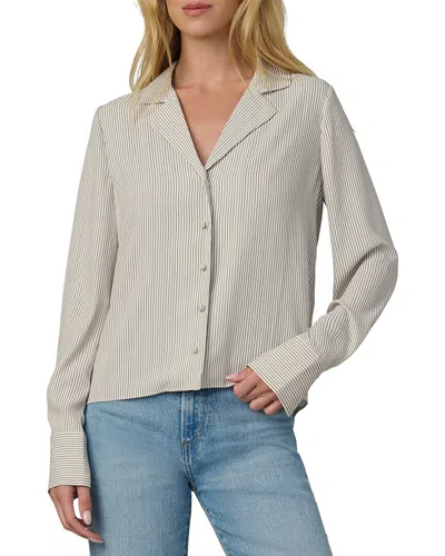 Joe's Jeans The Mia Blouse In Gray