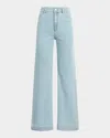 Joe's Jeans The Mia High-rise Wide-leg Jeans In Blue