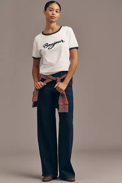 Joe's Jeans The Mia High-rise Wide-leg Jeans In Blue