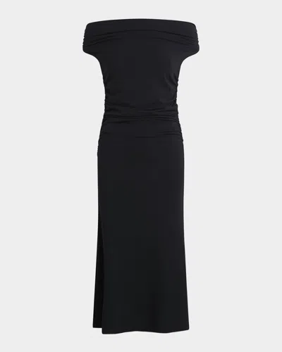Joe's Jeans The Mia Off-the-shoulder Midi Dress