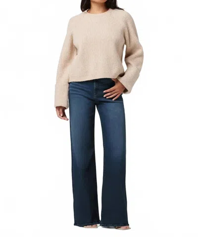 Joe's Jeans The Mia Petite High Rise Wide Leg In Blue