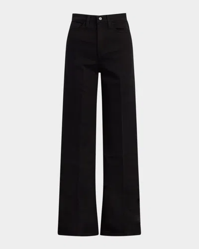 Joe's Jeans The Mia Petite Wide-leg Jeans In Black