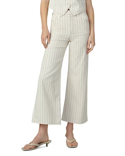 Joe's Jeans The Mia Wide Leg Ankle Jeans In Natural Stripe