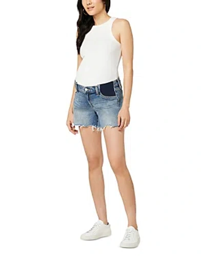 Joe's Jeans The Ozzie Mid Rise Maternity Shorts In Denali