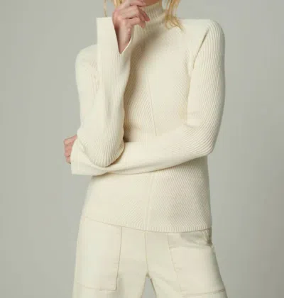 Joe's Jeans The Palmer Turtleneck Top In Cream In Neutral