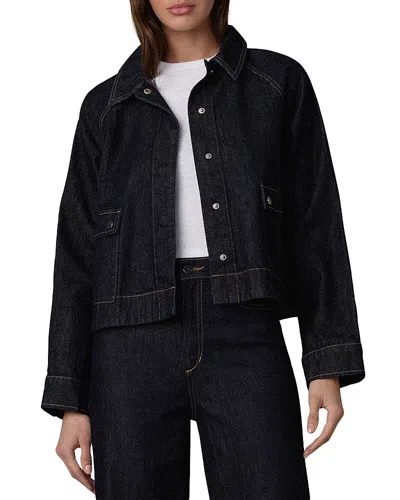 Joe's Jeans The Patch Pocket Swing Denim Jacket In Rinse In Black