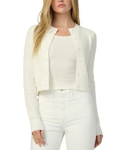 Joe's Jeans The Pointelle Dani Cardigan In Milk