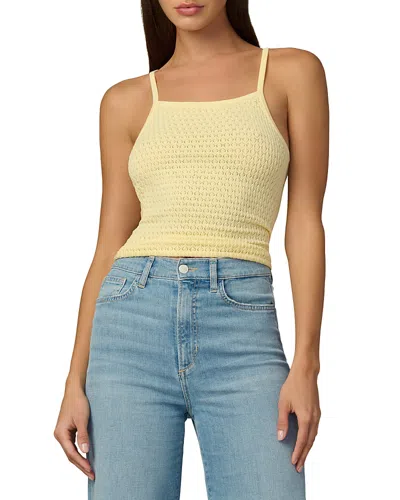 Joe's Jeans The Pointelle Everyday Tank In Yellow