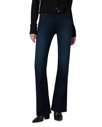 Joe's Jeans The Provocateur Mid Rise Petite Flare Jeans In Selma In Blue