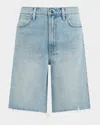 Joe's Jeans The Ryan High Rise Bermuda Jean Shorts In Gentle