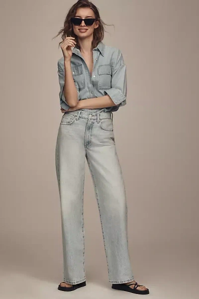 Joe's Jeans The Ryan Low-slung Baggy Wide-leg Jeans In Blue