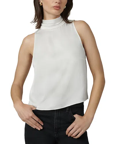 Joe's Jeans The Sarah Satin Top In Ecru