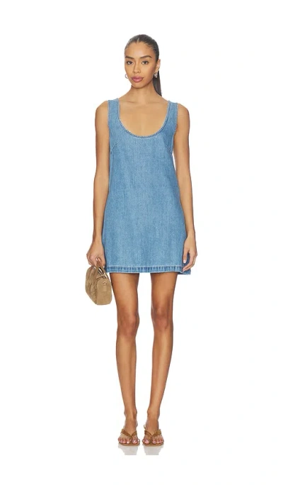 Joe's Jeans The Scoop Neck Mini Dress In Blue