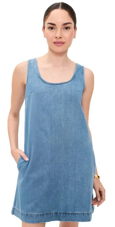 Joe's Jeans The Scoop Neck Mini Dress Notable In Blue