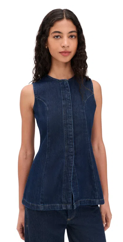 Joe's Jeans The Seamed Denim Tunic Honor In Blue