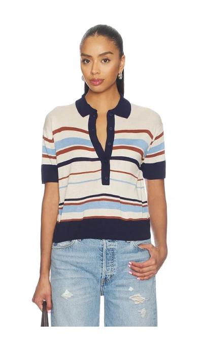 Joe's Jeans The Stella Polo Sweater In Animal Print