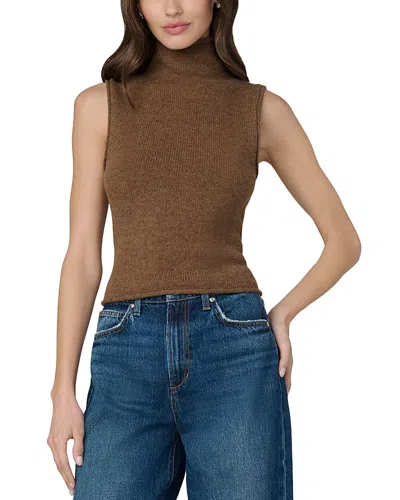 JOE'S JEANS THE STEVIE SLEEVELESS ROLL NECK SWEATER