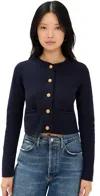 Joe's Jeans The Talia Cotton And Cashmere Cardigan Jacket In Blue Black
