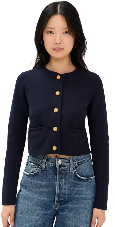 JOE'S JEANS THE TALIA CARDIGAN JACKET BLUE BLACK
