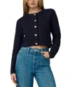 Joe's Jeans The Talia Cotton And Cashmere Cardigan Jacket In Blue Black