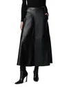 Joe's Jeans The Lori Faux Leather Midi Skirt In Black
