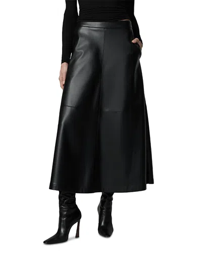 JOE'S JEANS X DANI MICHELLE THE TAVI FAUX LEATHER MAXI SKIRT