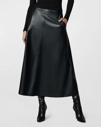 JOE'S JEANS THE TAVI VEGAN LEATHER MAXI SKIRT