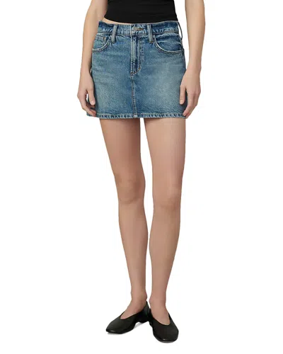 Joe's Jeans The Tessa Mini Skirt In Blue
