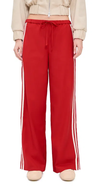 Joe's Jeans The Tina Track Pants Cherry Red