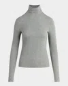 Joe's Jeans The Tony Knit Turtleneck Top In Heather Grey