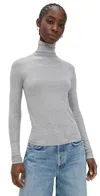Joe's Jeans The Tony Long Sleeve Top Heather Grey In Gray