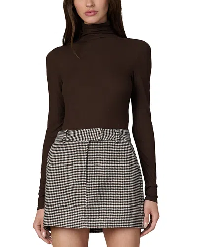 Joe's Jeans The Tony Merrow Turtleneck Top In Brown