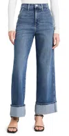 Joe's Jeans The Trixie High Rise Wide Cuff Trouser Jeans In Double Down In First Bite