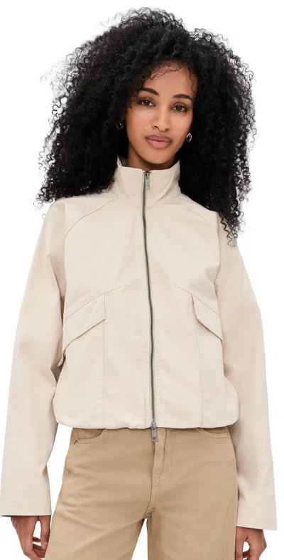 Joe's Jeans The Zip Bubble Jacket In Neutral