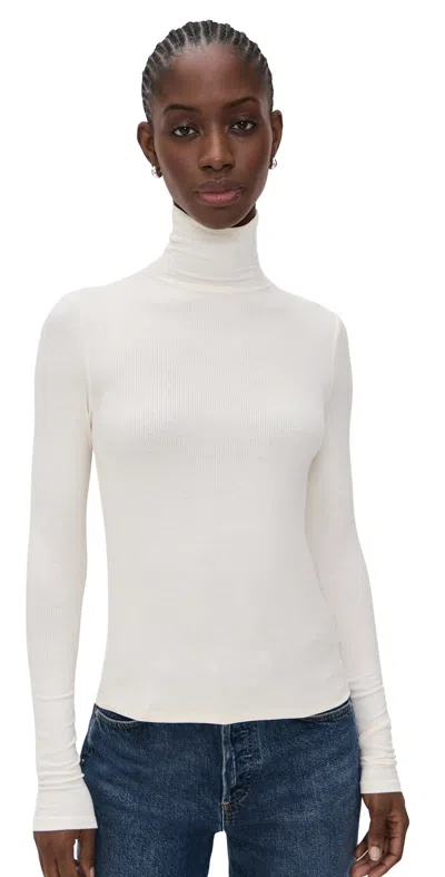 Joe's Jeans Tony Long Sleeve Top Milk In White