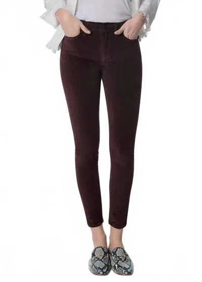 Joe's Jeans Velvet Jeans In Aubergine In Brown