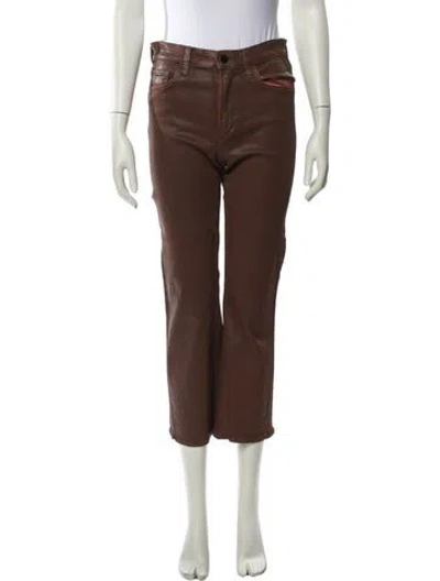 Pre-owned Joe's Jeans Vintage Straight Leg Pants In Brown
