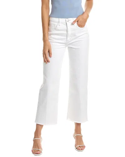 Joe's Jeans White High Rise Wide Leg Crop Jean