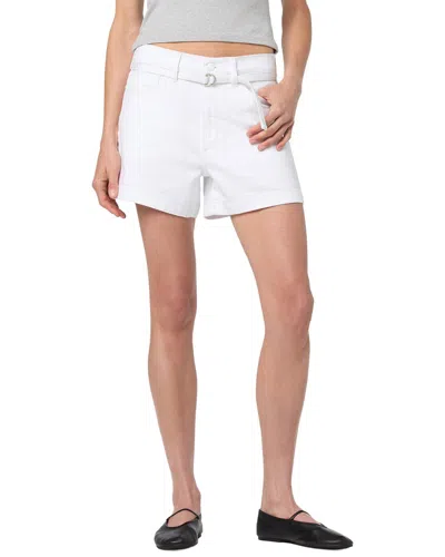 Joe's Jeans White Relaxed Short With Belt Jean