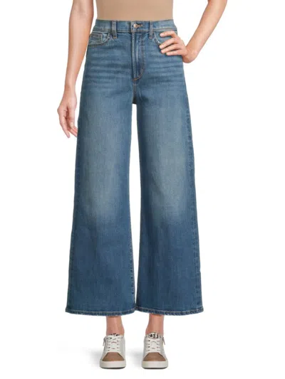 Joe's Jeans Women's Ally Wide-leg Ankle Jeans In Blue