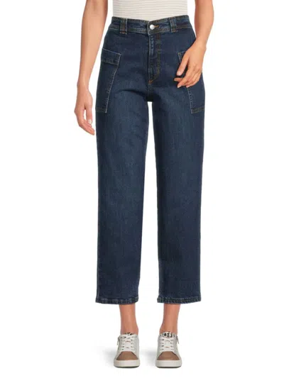 Joe's Jeans Kids' Women's Barrel-leg Jeans In Blue
