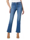 Joe's Jeans The Callie Raw Hem High Waist Crop Bootcut Jeans In Blue