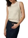 Joe's Jeans The Cameron Sleeveless Crochet Top In Milk