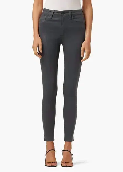 Joe's Jeans Women's Charlie Leather Coated Jeans In Sparrow In Brown
