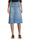 Joe's Jeans Women's Denim Cargo Midi Skirt In Estonia