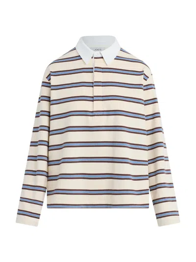 Joe's Jeans The Dylan Oversized Rugby Shirt In Multi