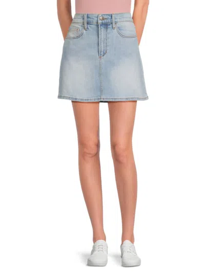Joe's Jeans Women's Faded Denim Miniskirt
