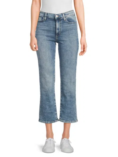 Joe's Jeans Babies' Women's High-rise Crop Boot Jeans In Blue